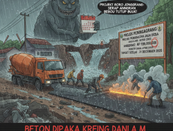 Ketika Beton Dipaksa Kering dalam Semalam, Awasi Proyek Menghabiskan Anggaran Akhir tahun