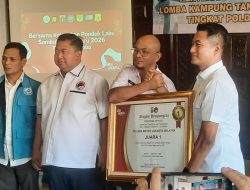 Kelurahan Binaan Polrestro Jakarta Selatan Juara 1 Lomba Kampung Tangguh Anti Narkoba