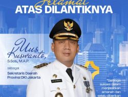 Pramono Anung Lantik Uus Kuswanto Jadi Sekda DKI, Gantikan Marullah Matali yang Pensiun
