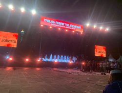 Rayakan Milad ke-28, Ribuan Jakmania Gelar Tabligh Akbar di Monas Bersama Gubernur Pramono Anung