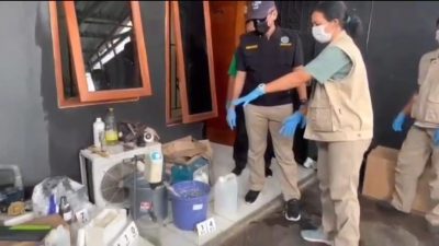 BNN RI Ungkap Laboratorium Rahasia Produksi Tembakau Sintetis di Tangerang