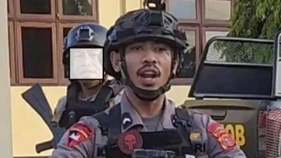 beredar foto oknum brimob aniaya siswa tual