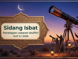 Posisi Hilal Indonesia Belum Memenuhi Kriteria MABIMS, 1 Syawal 1447 Hijriah Jatuh pada 21 Maret 2026