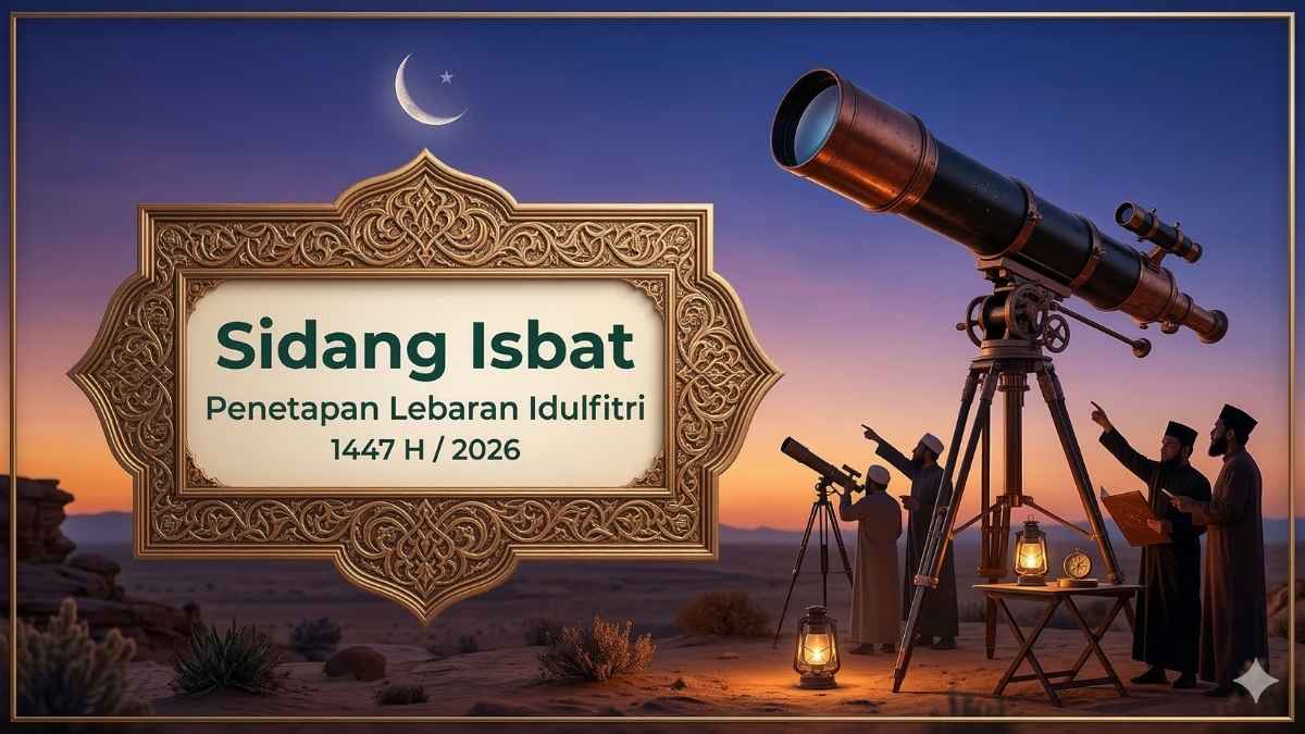 Kapan Sidang Isbat Idul Fitri 2026 Cek Jadwal Resmi Lebaran 1447 Hijriah