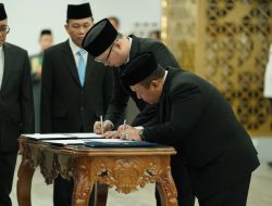 Lantik Dua Pejabat Tinggi Madya Kemenimipas, Menteri Agus Andrianto Tekankan Tanggung Jawab dan Orientasi pada Kesejahteraan Rakyat