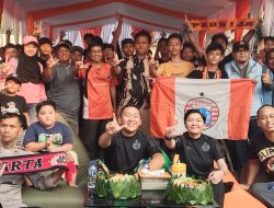 Semarak Laga Persija Vs Persib Menggema di Polsek Pesanggrahan, Nobar Kondusif Penuh Kebersamaan