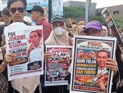 Situasi Politik Bandar Lampung Memanas, Safari Politik Joko Widodo Diwarnai Demo Penolakan
