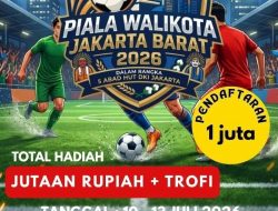 Meriahkan 5 Abad Jakarta, Turnamen Mini Soccer Piala Walikota Jakarta Barat Siap Digelar