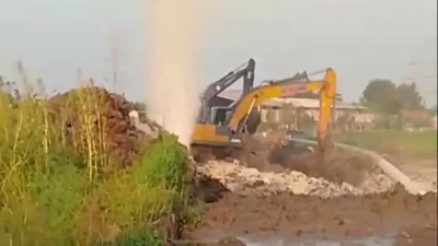 Kebocoran Pipa Gas Pertamina EP di Bekasi, Semburan dan Bau Menyengat Terjadi Hingga Jarak 1 Kilometer