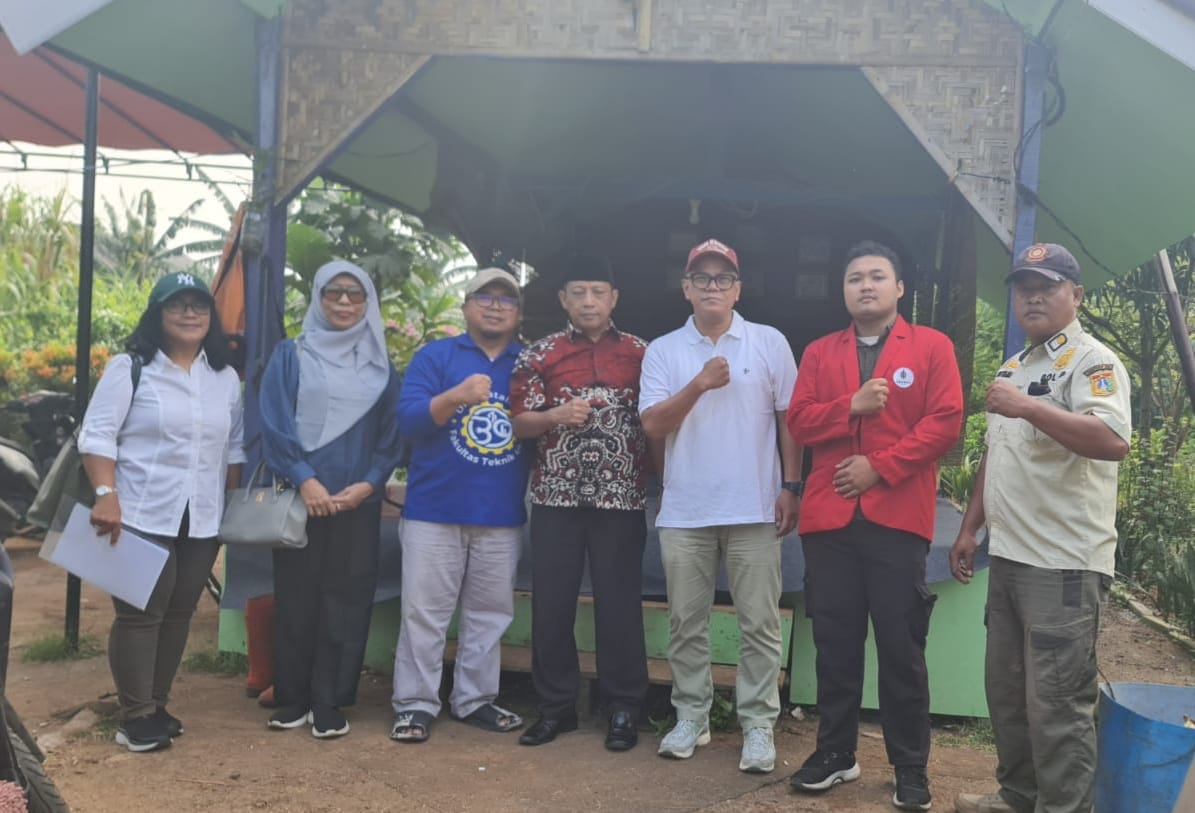 Pertanian Perkotaan Semakin Penting, Mahasiswa dan Dosen Universitas Mercu Buana Benahi Infrastruktur Botanical Kamal Garden 2 IMG 20260714 WA0000