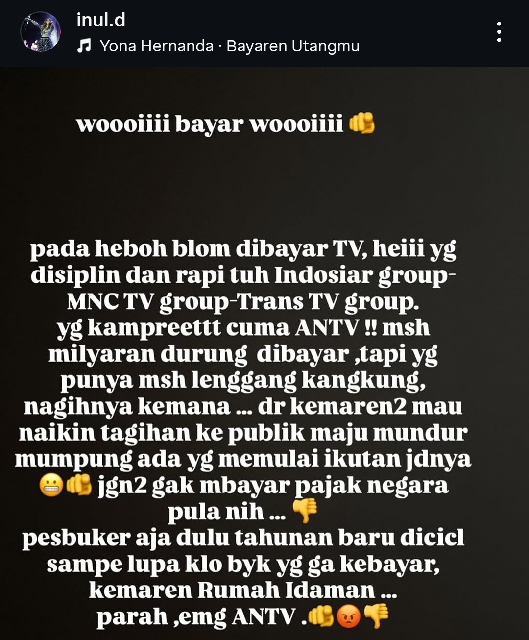 Inul Daratista Sindir Keras Tunggakan Honor Miliaran Rupiah dari ANTV 1 Screenshot 20260724 141938