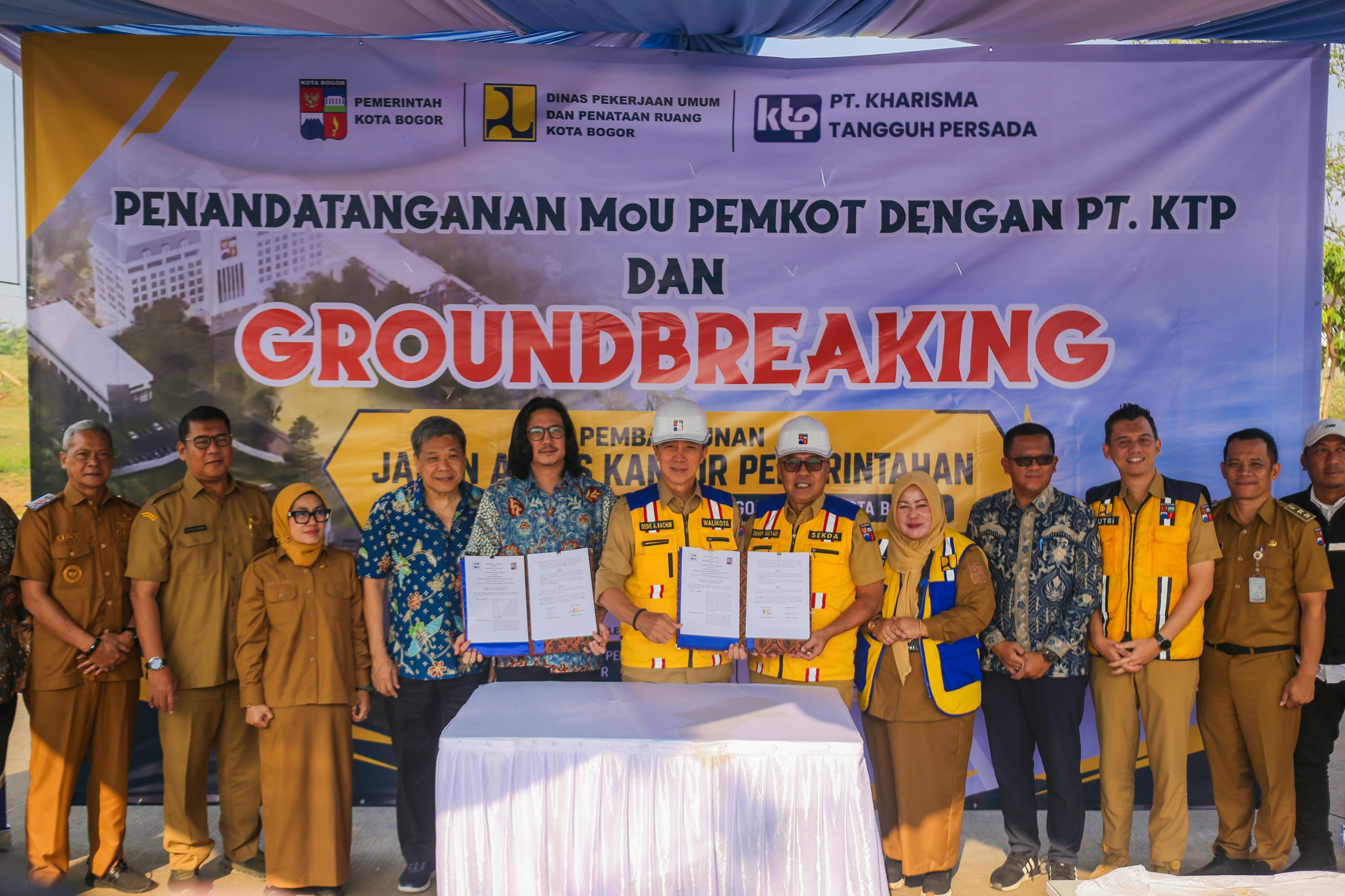 Pembangunan Akses Jalan Kantor Pemerintahan Terpadu Kota Bogor Resmi Dimulai 1
