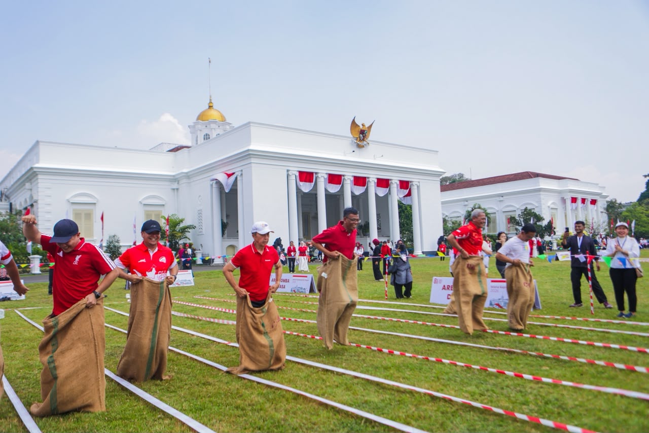 Istana Kepresidenan Bogor Terbuka untuk Warga, Jamuan Rakyat Warnai HUT Ke-81 Kemerdekaan RI 1