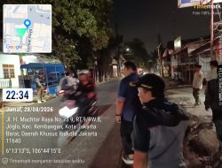 Jaga Kondusivitas Wilayah, Kecamatan Kembangan Gelar Apel Cipta Kondisi dan Patroli Malam