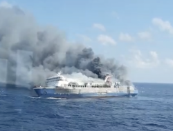 KMP Mutiara Sentosa 2 Terbakar di Perairan Sumenep, Lima Orang Meninggal, Puluhan Masih Dicari