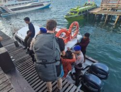 Demi Rasa Aman Wisata Perairan, Tourist Police Ditpolairud Polda Papua Barat Daya Laksanakan Pengamanan dan Pembinaan di Dermaga