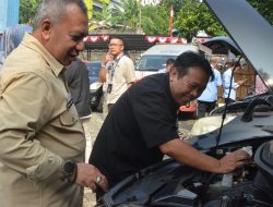 Perkuat Tata Kelola Aset, Diskominfo Kabupaten Bogor Periksa Kendaraan Dinas
