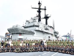 KRI Sriwijaya: Kapal Induk Italia Segera Resmi Perkuat Armada TNI Angkatan Laut