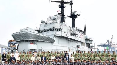 KRI Sriwijaya: Kapal Induk Italia Segera Resmi Perkuat Armada TNI Angkatan Laut