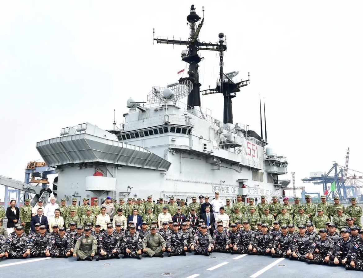KRI Sriwijaya: Kapal Induk Italia Segera Resmi Perkuat Armada TNI Angkatan Laut 1 IMG 3523