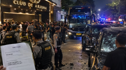 Situasi Sempat Memanas di Depan Club De Arjuna, Kedatangan Kelompok Luar Picu Ketegangan