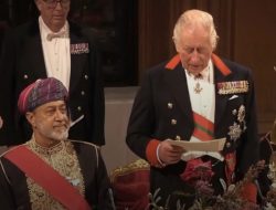 Sambut Sultan Oman di Kastil Windsor, Raja Charles III Kutip Hadis Nabi Muhammad SAW