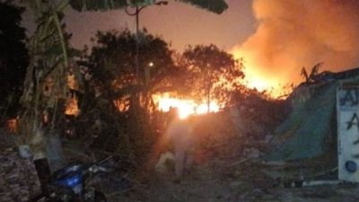 Diduga Kebocoran Gas, Ledakan Keras Guncang Pertokoan Pasar Cimanggis Ciputat